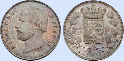 5 Francs HENRI V